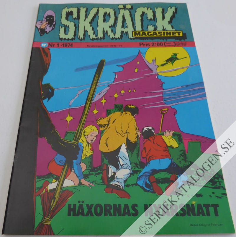 Framsida på Skräckmagasinet #1 (1974)