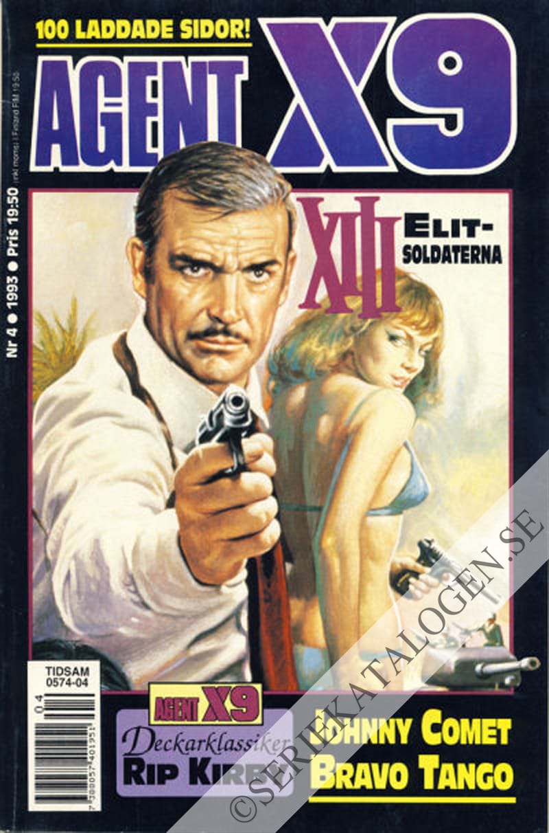 Framsida på Agent X9 #4 (1993)