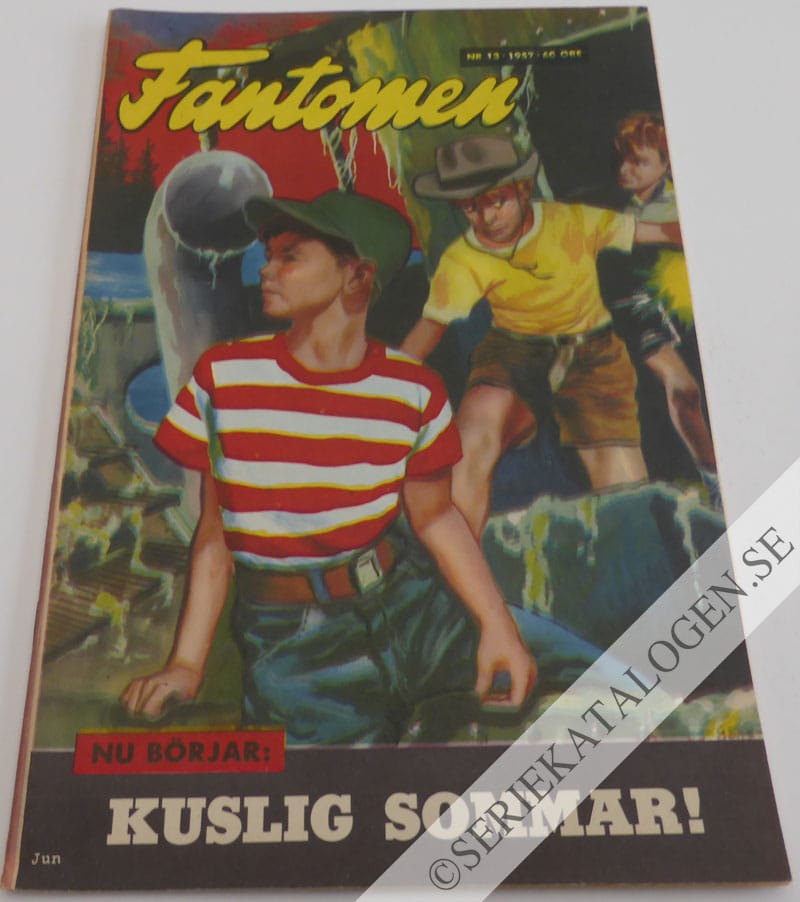 Framsida på Fantomen #13 (1957)