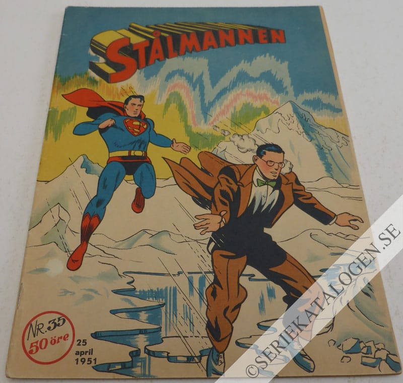 Framsida på Stålmannen #35 (1951)