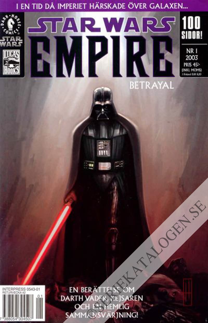 Framsida på Star Wars Empire (2003)