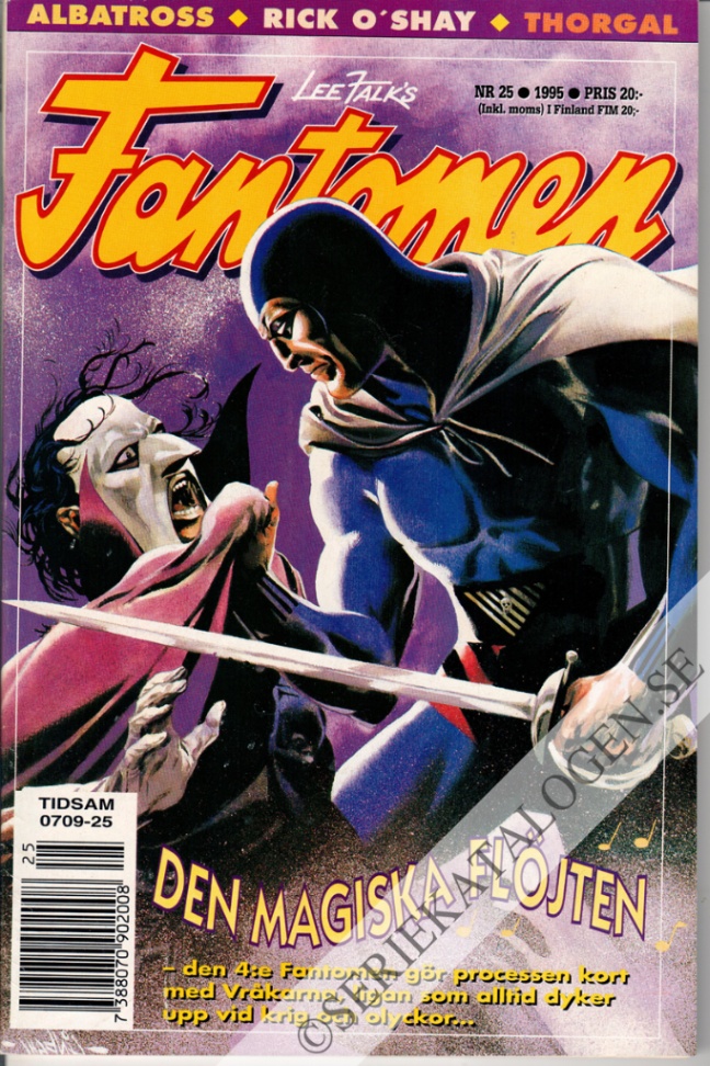 Framsida på Fantomen #25 (1995)