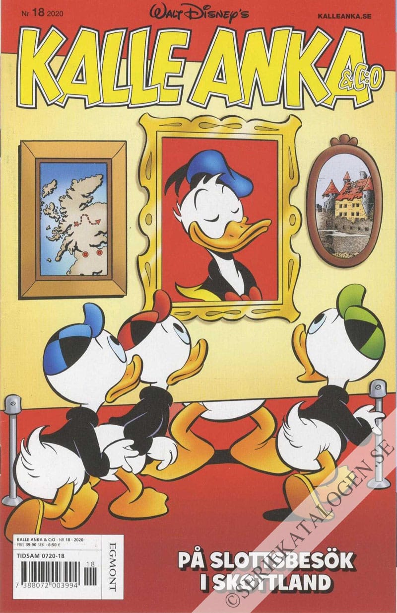 Framsida på Kalle Anka & C:o #18 (2020)