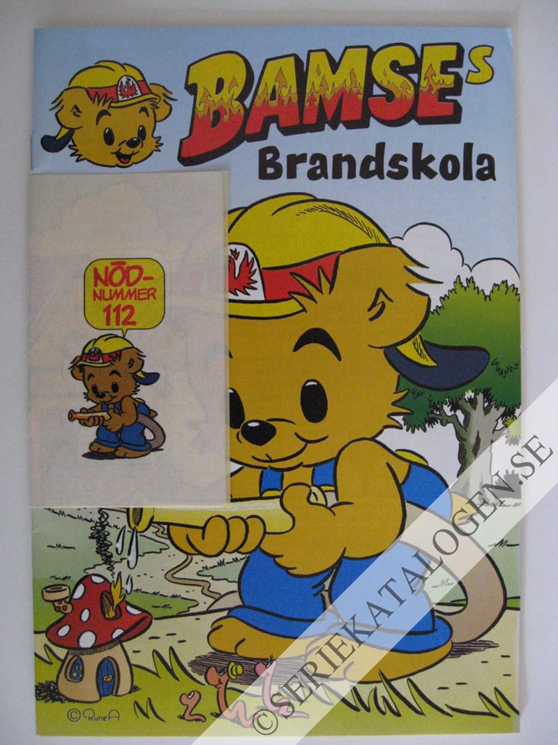 Framsida på Bamses brandskola # (1996)