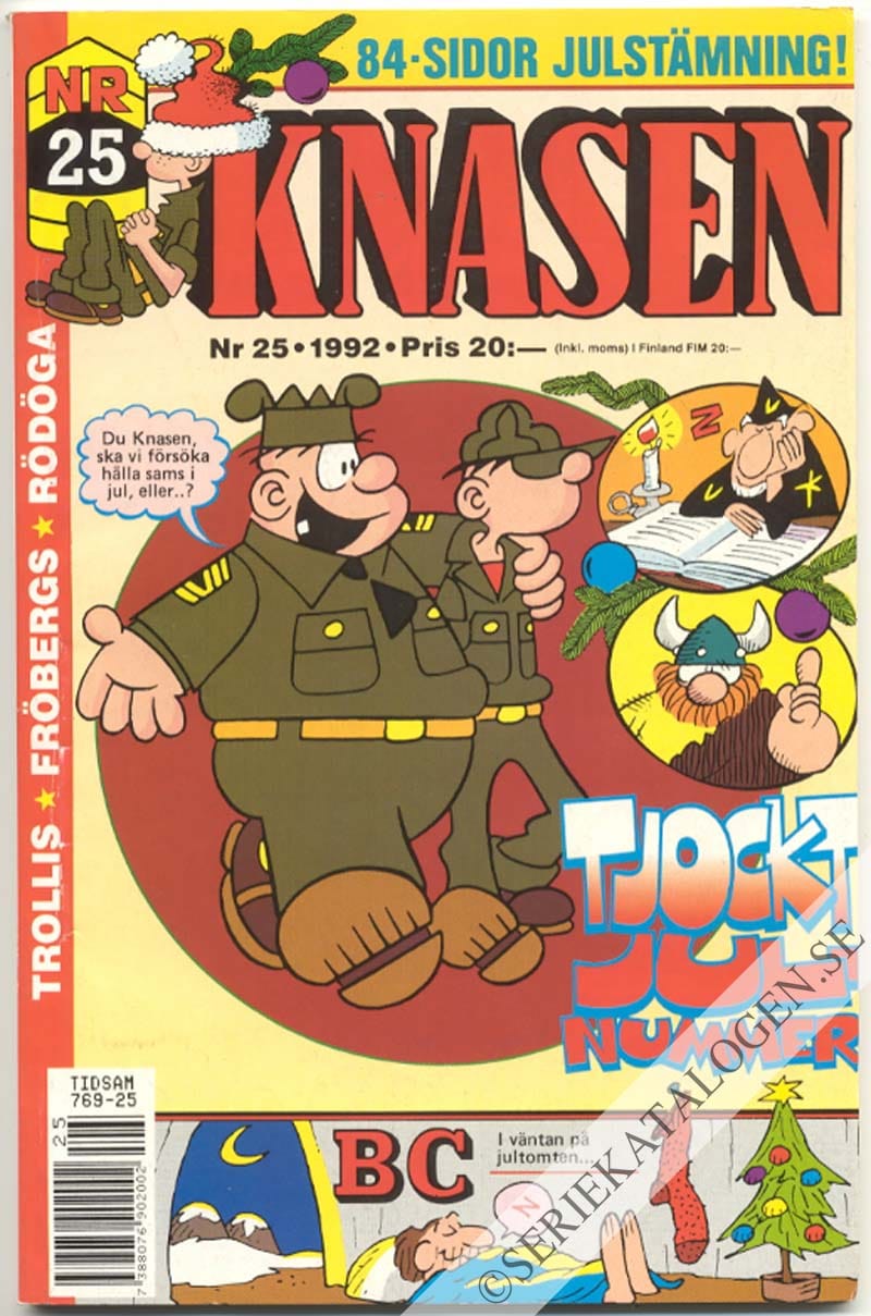 Framsida på Knasen #25 (1992)