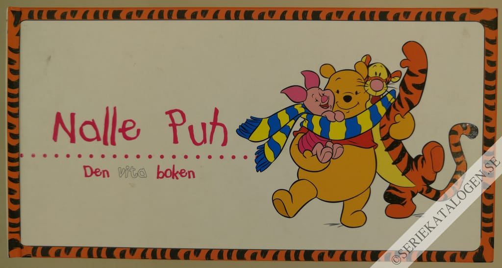 Framsida på Nalle Puhs klokbok Den vita boken (2005)