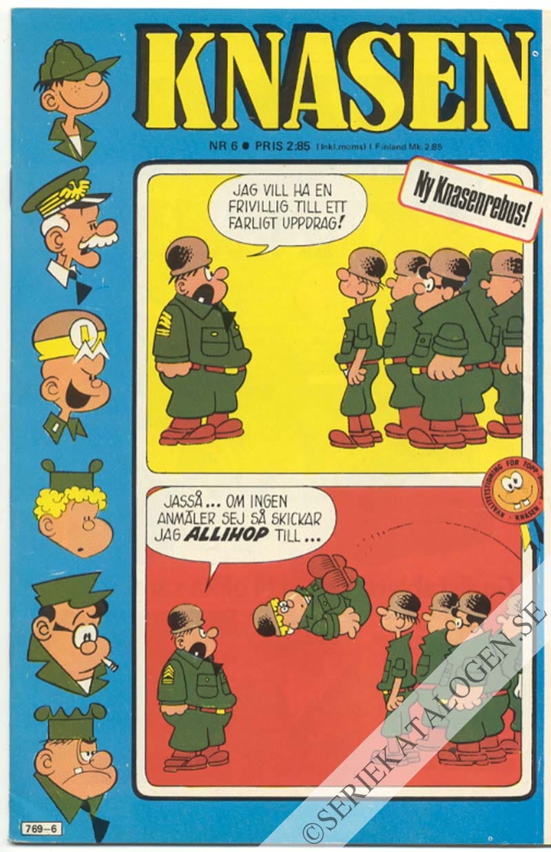 Framsida på Knasen #6 (1976)