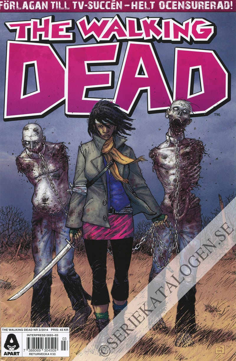 Framsida på The walking dead #3 (2014)