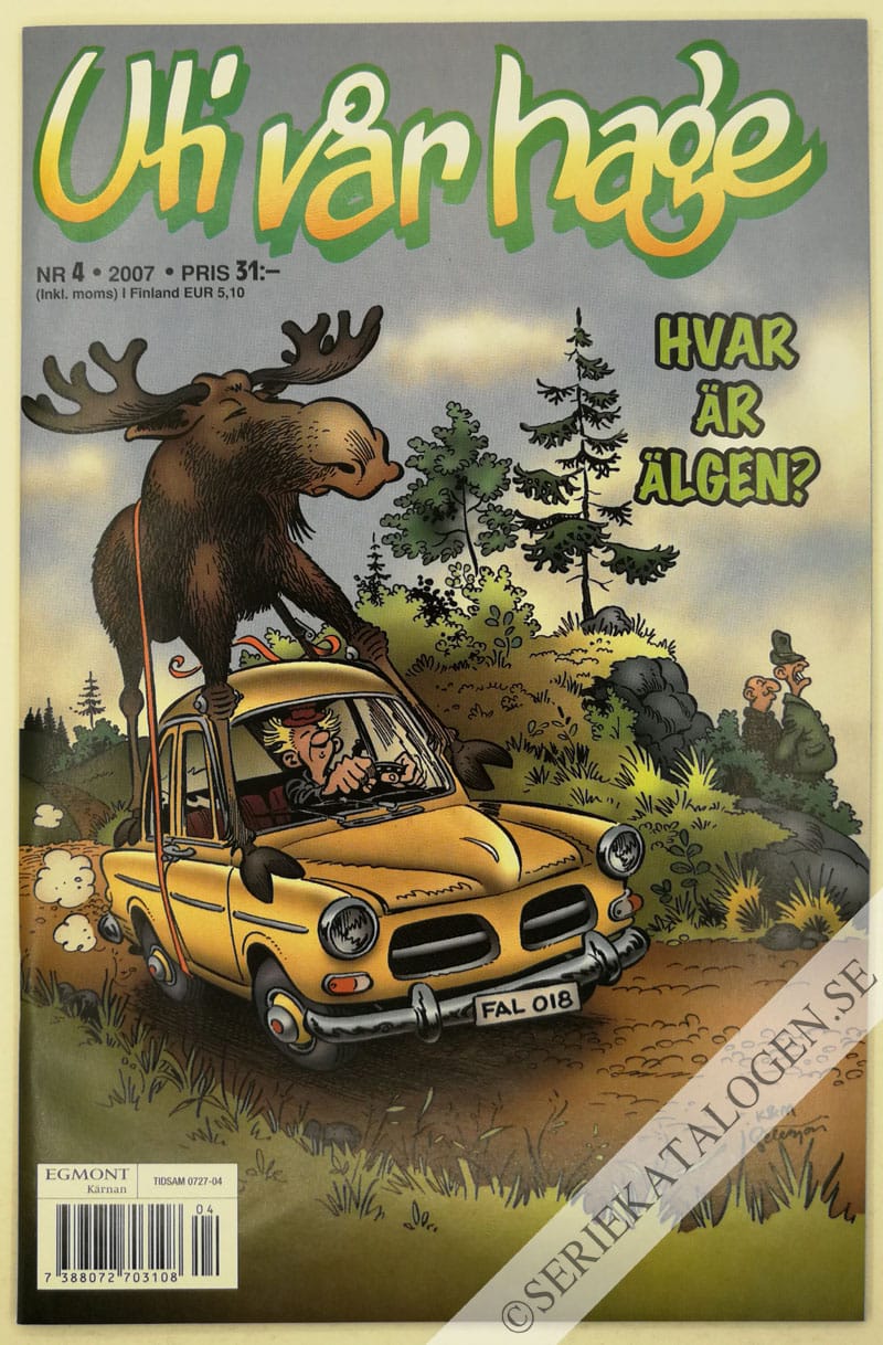 Framsida på Uti vår hage Hvar är älgen? (2007)