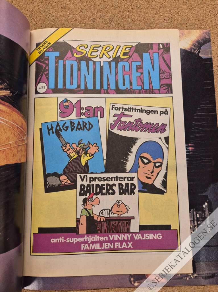 Framsida på Serietidningen #2 (1987)