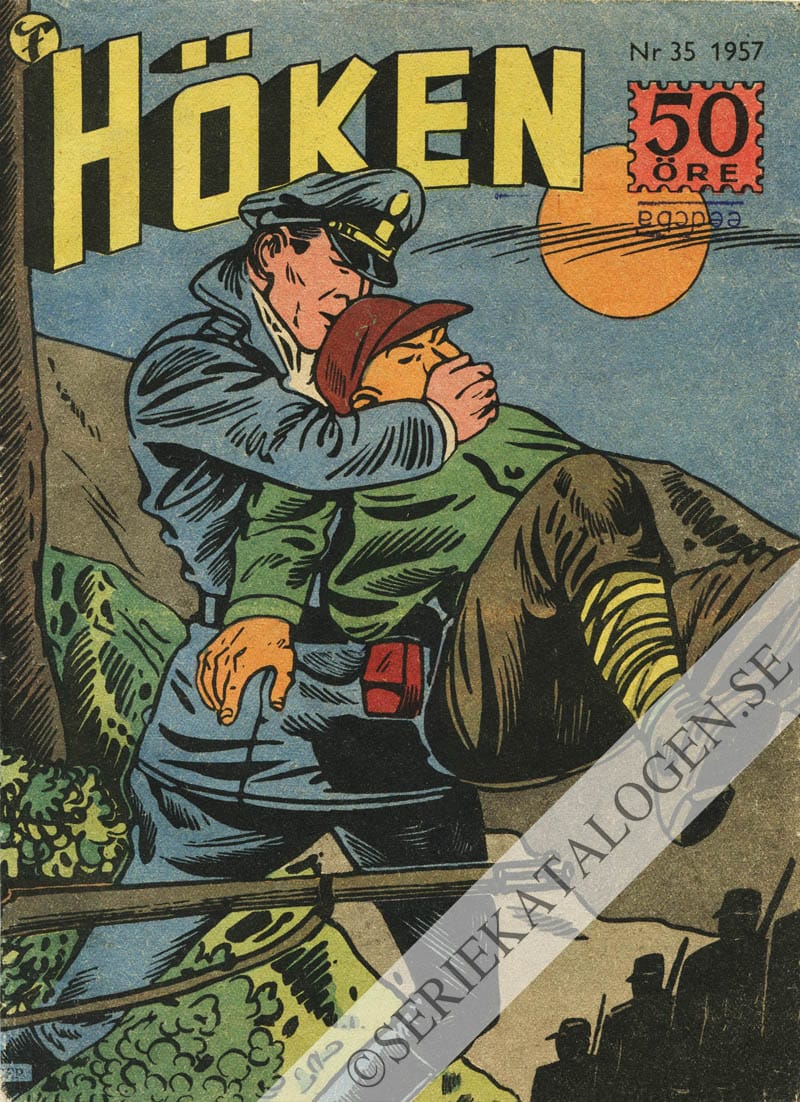 Framsida på Höken #35 (1957)