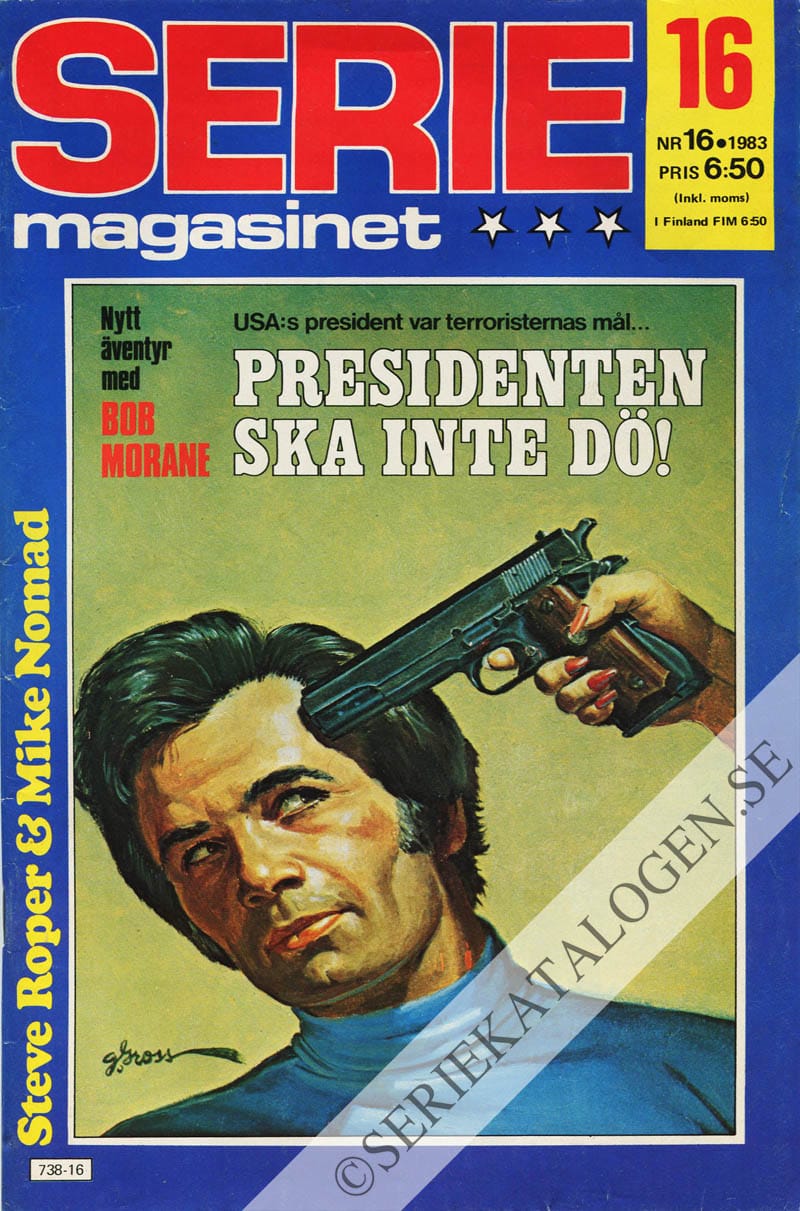 Framsida på Seriemagasinet #16 (1983)