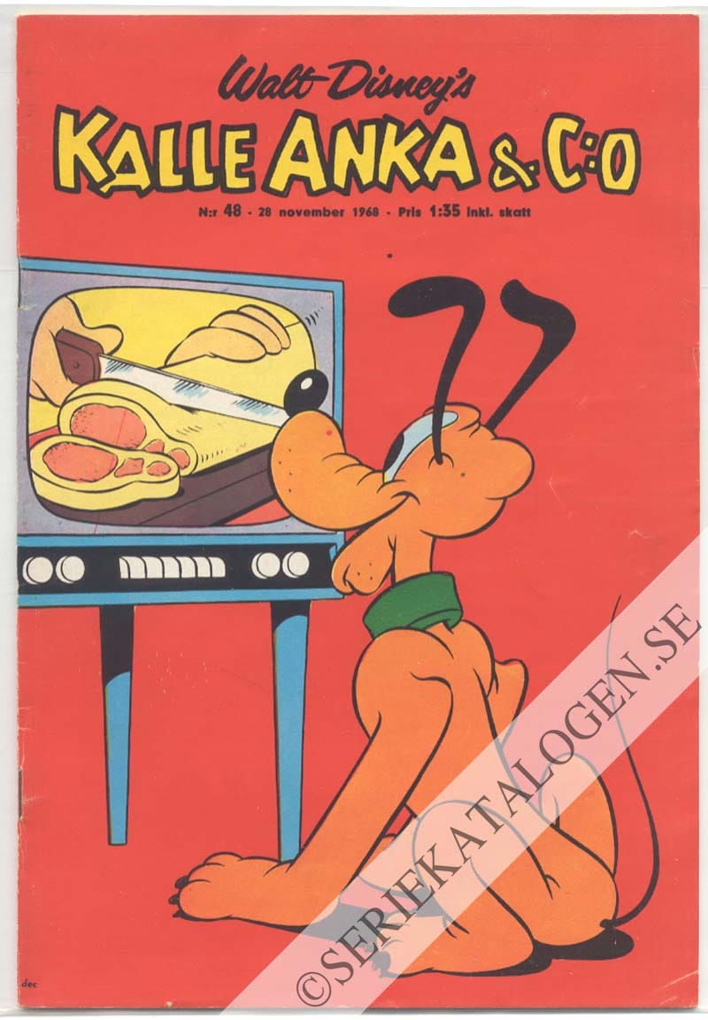 Framsida på Kalle Anka & C:o #48 (1968)