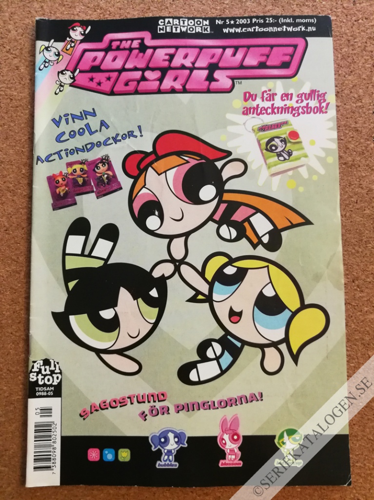 Framsida på The Powerpuff Girls #5 (2003)