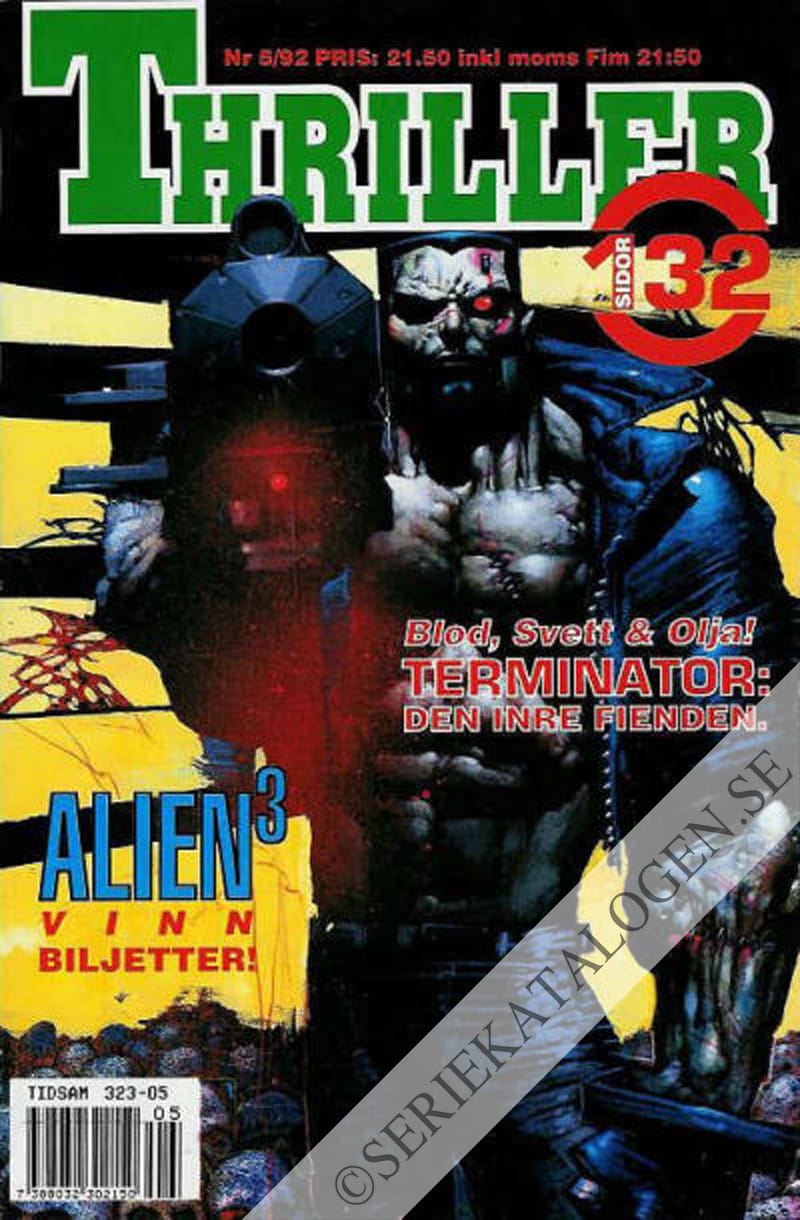 Framsida på Thriller #5 (1992)