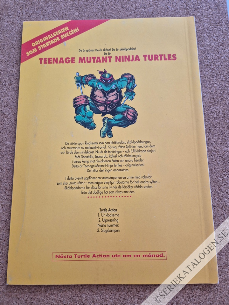 Baksida på Utpressning (1993)