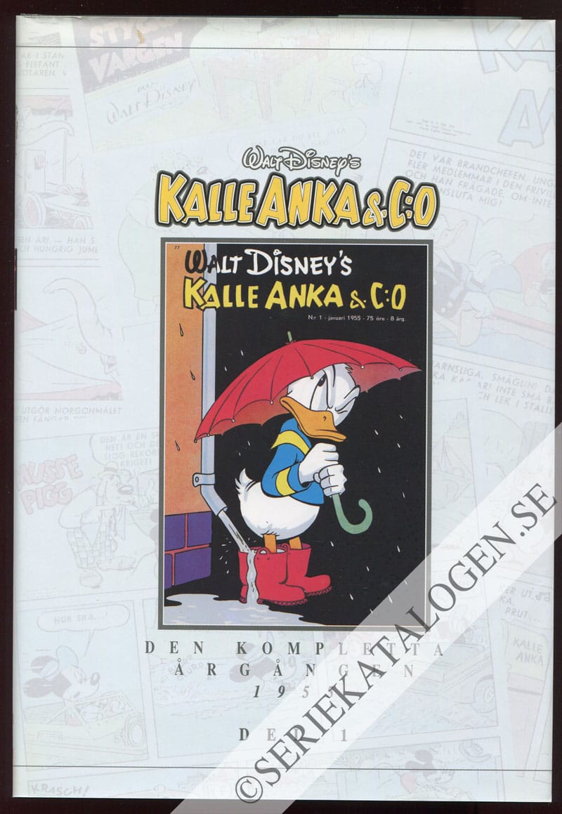 Framsida på Kalle Anka & C:o - den kompletta årgången 1955 del 1 (2002)