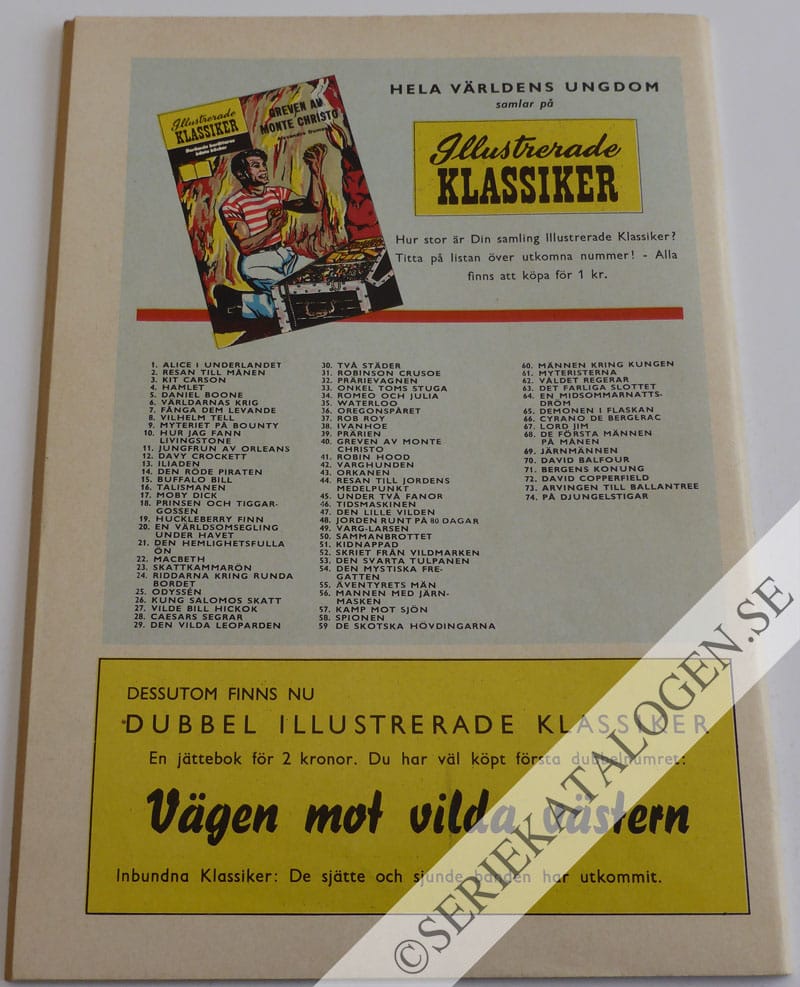Baksida på Arvingen till Ballantree (1959)