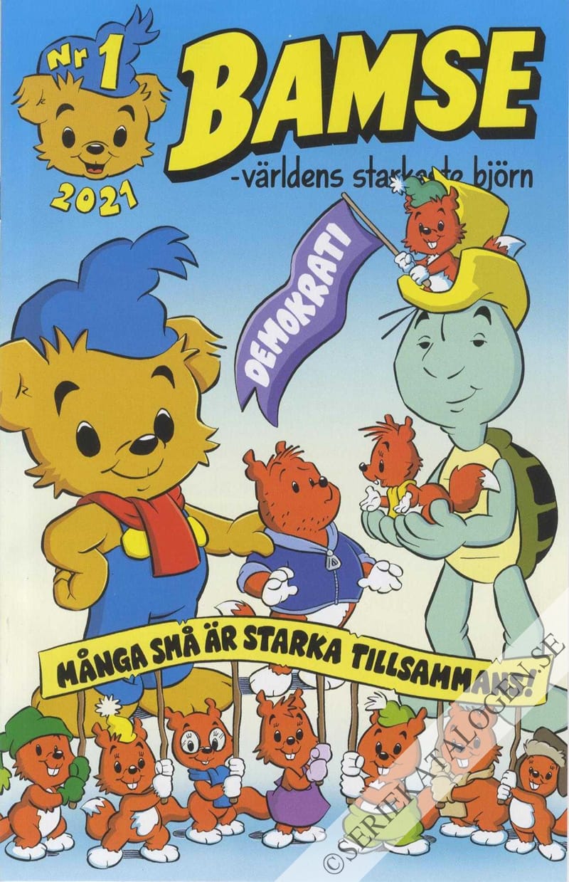 Framsida på Bamse #1 (2021)