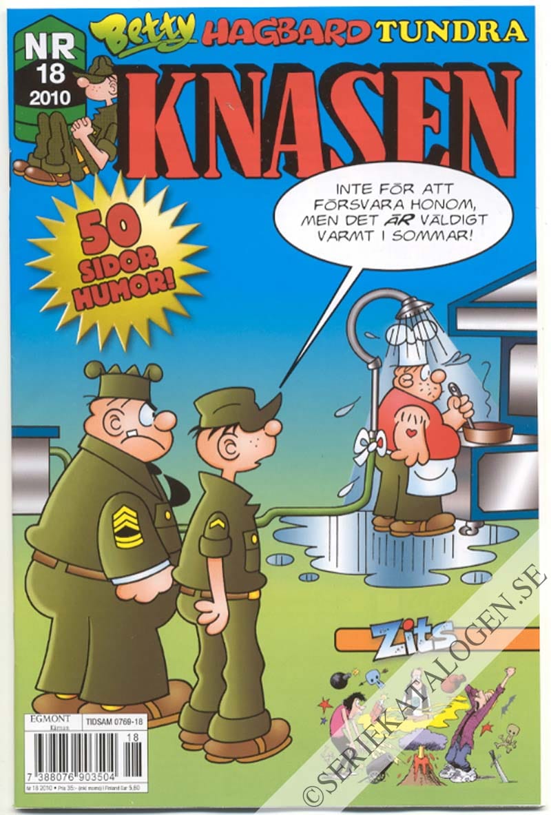 Framsida på Knasen #18 (2010)
