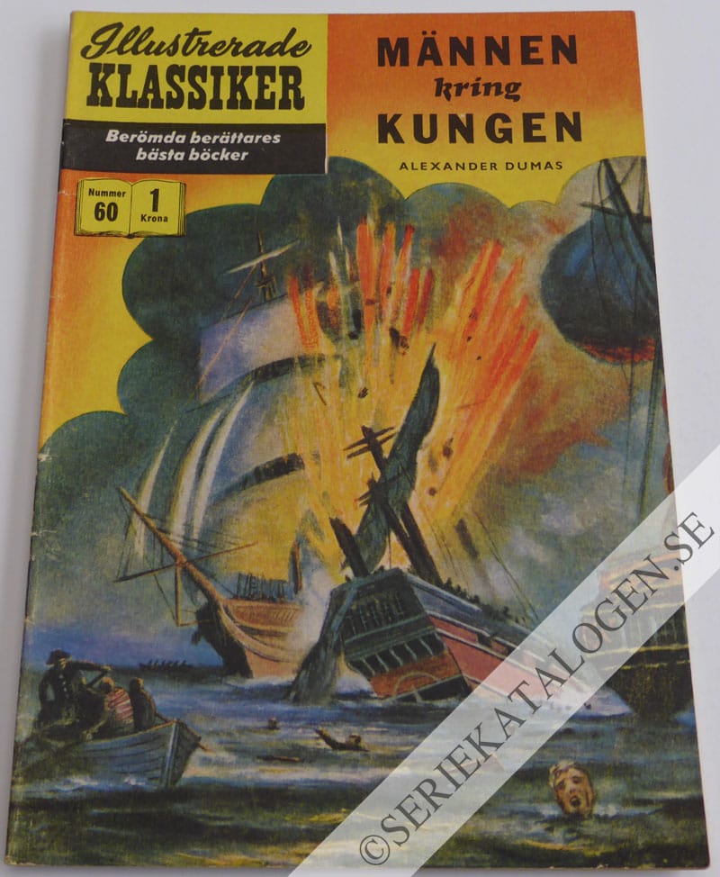 Framsida på Illustrerade Klassiker Männen kring kungen (1958)