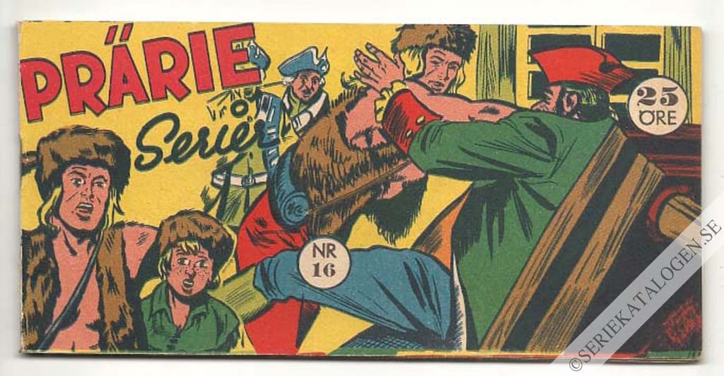 Framsida på Prärie-serier #16 (1957)