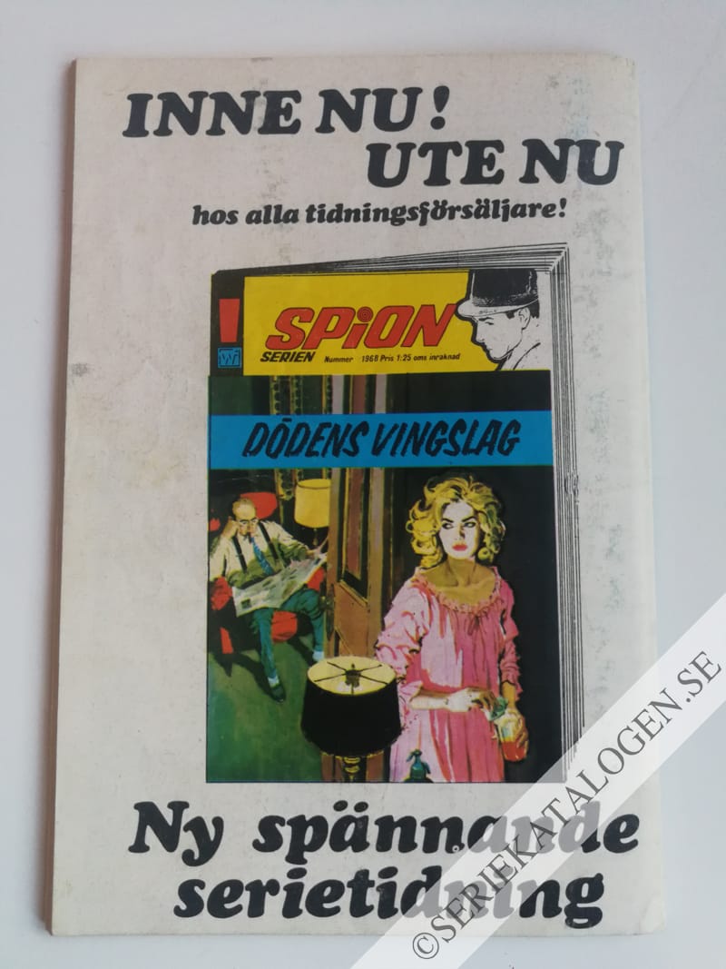Baksida på Hemligt uppdrag (1968)