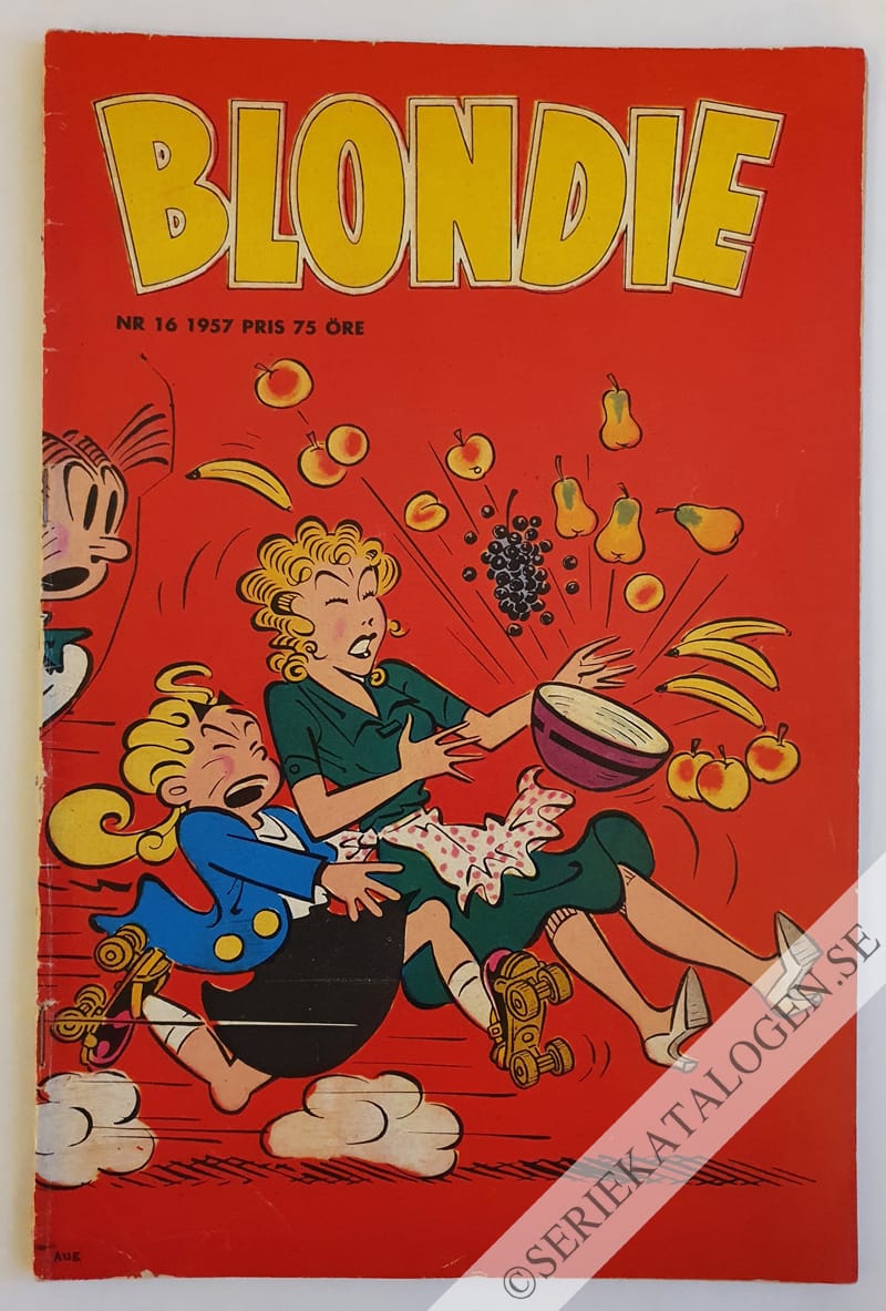 Framsida på Blondie #16 (1957)