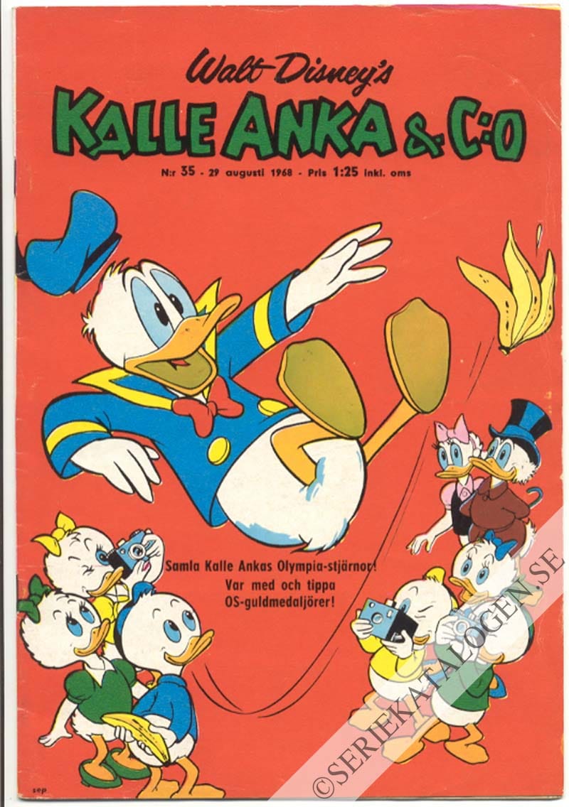 Framsida på Kalle Anka & C:o #35 (1968)