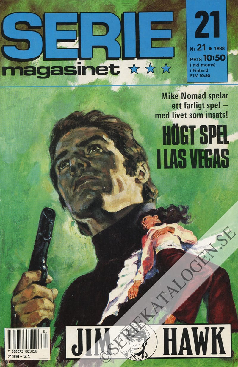 Framsida på Seriemagasinet #21 (1988)
