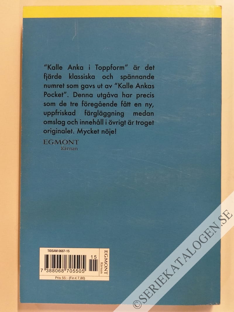 Baksida på Kalle Anka i toppform (2010)