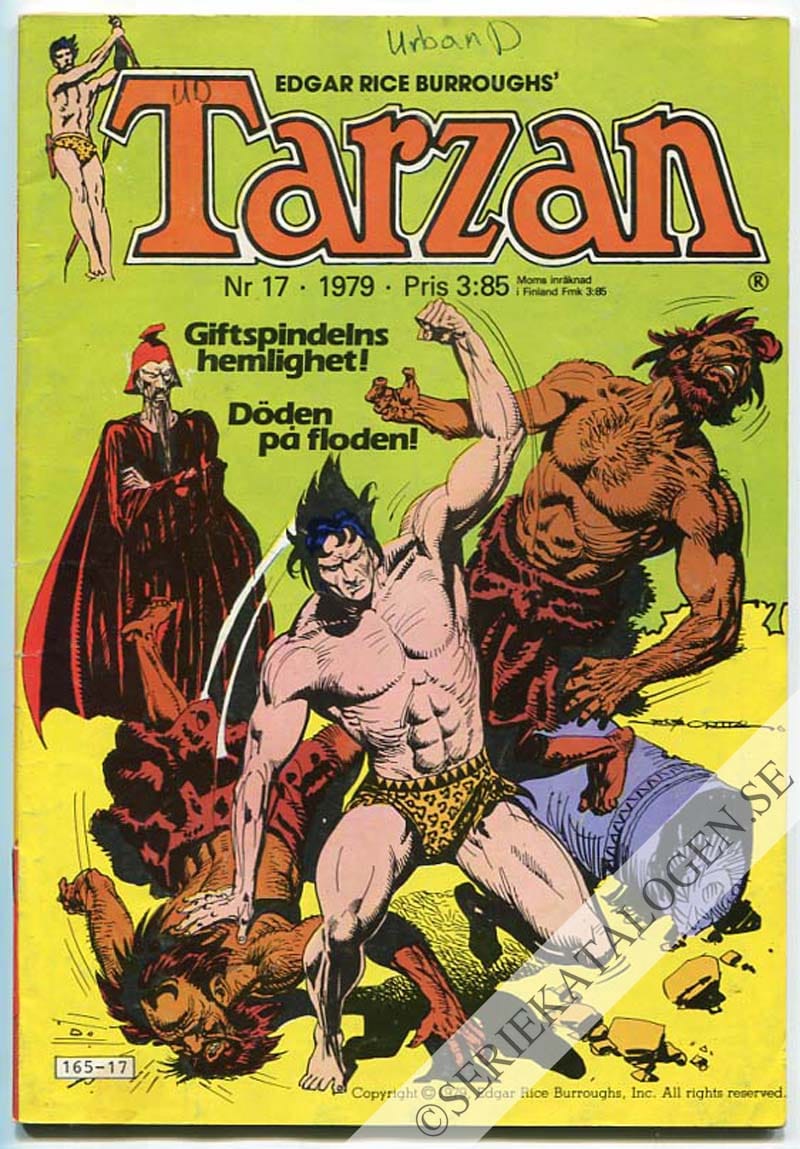 Framsida på Tarzan #17 (1979)