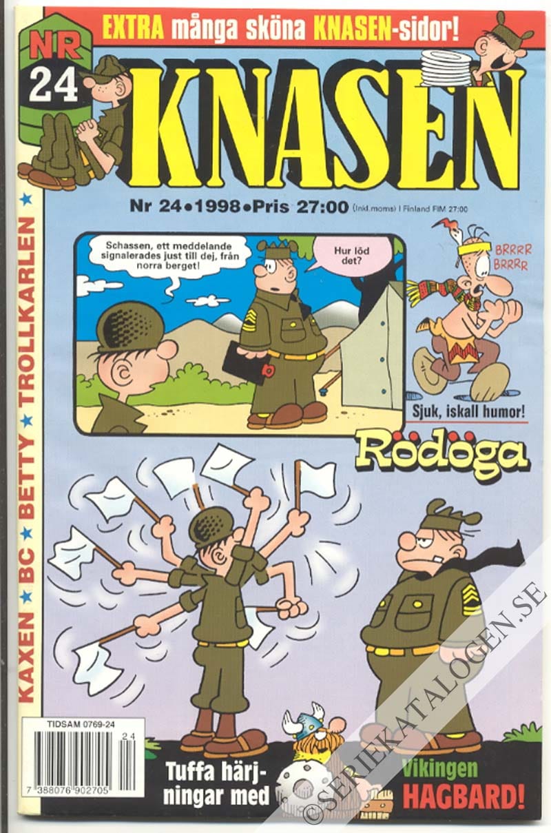 Framsida på Knasen #24 (1998)