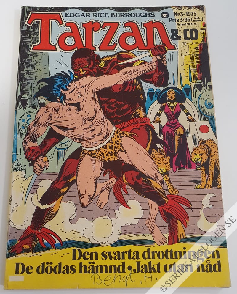 Framsida på Tarzan & co #3 (1975)