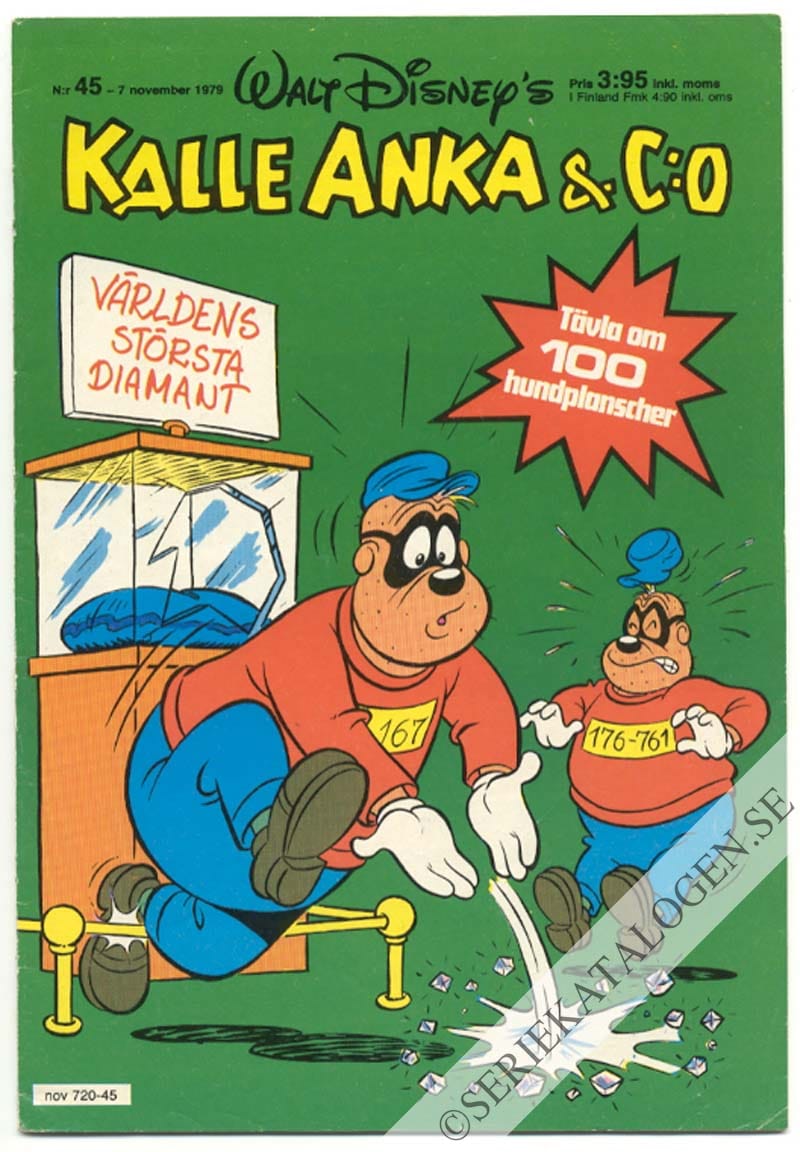 Framsida på Kalle Anka & C:o #45 (1979)