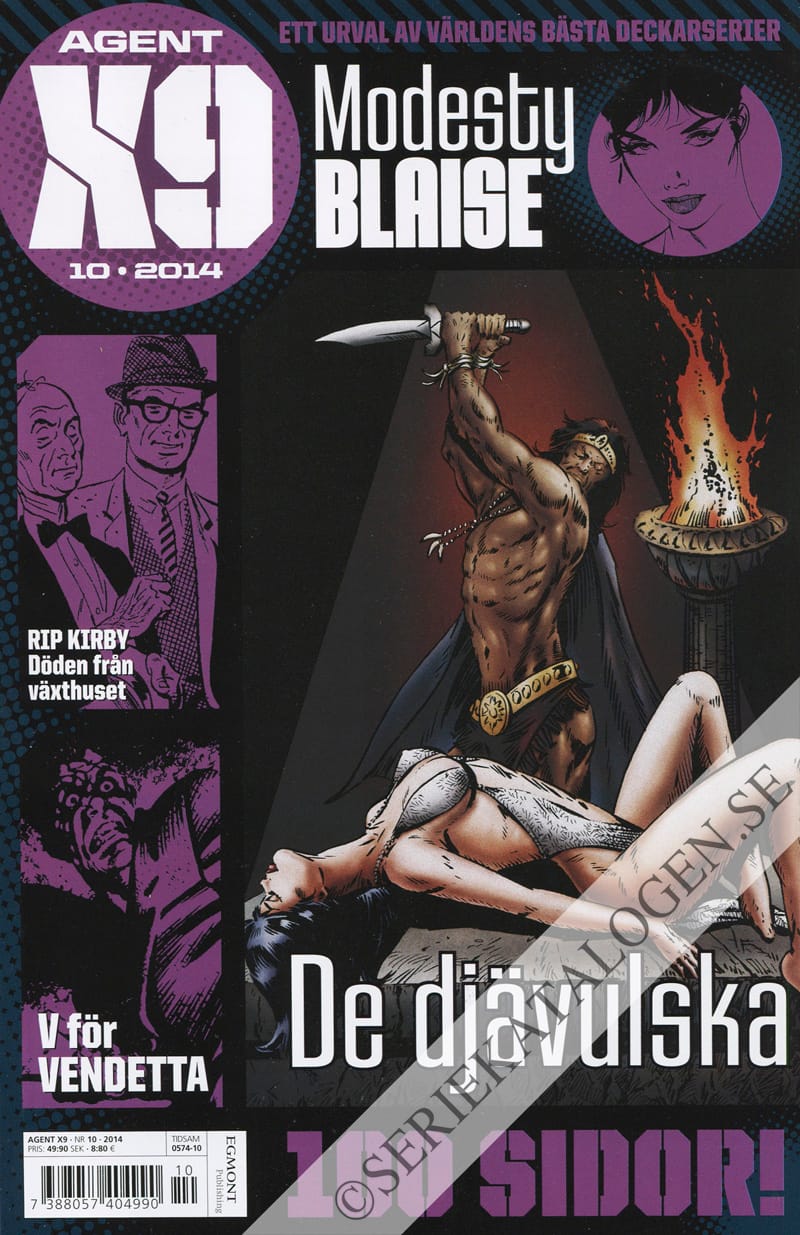 Framsida på Agent X9 #10 (2014)