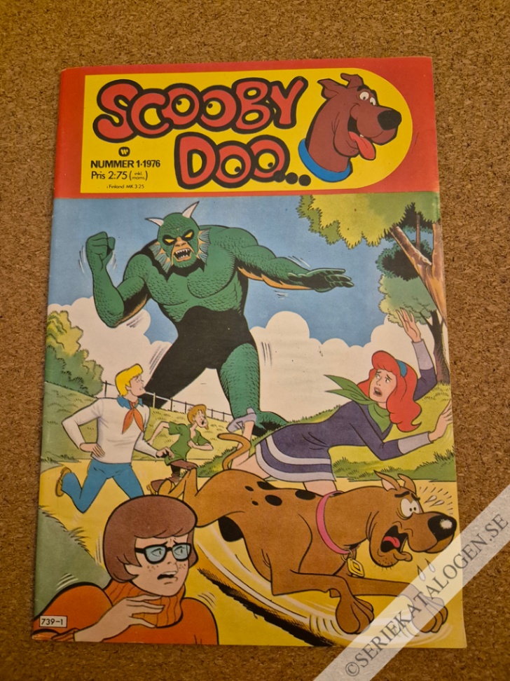 Framsida på Scooby Doo #1 (1976)