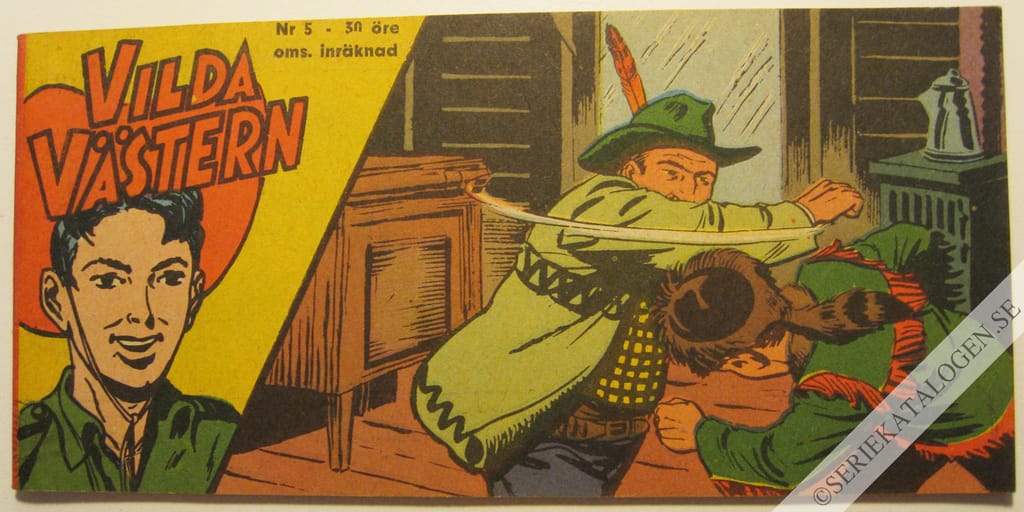 Framsida på Vilda Västern #5 (1961)