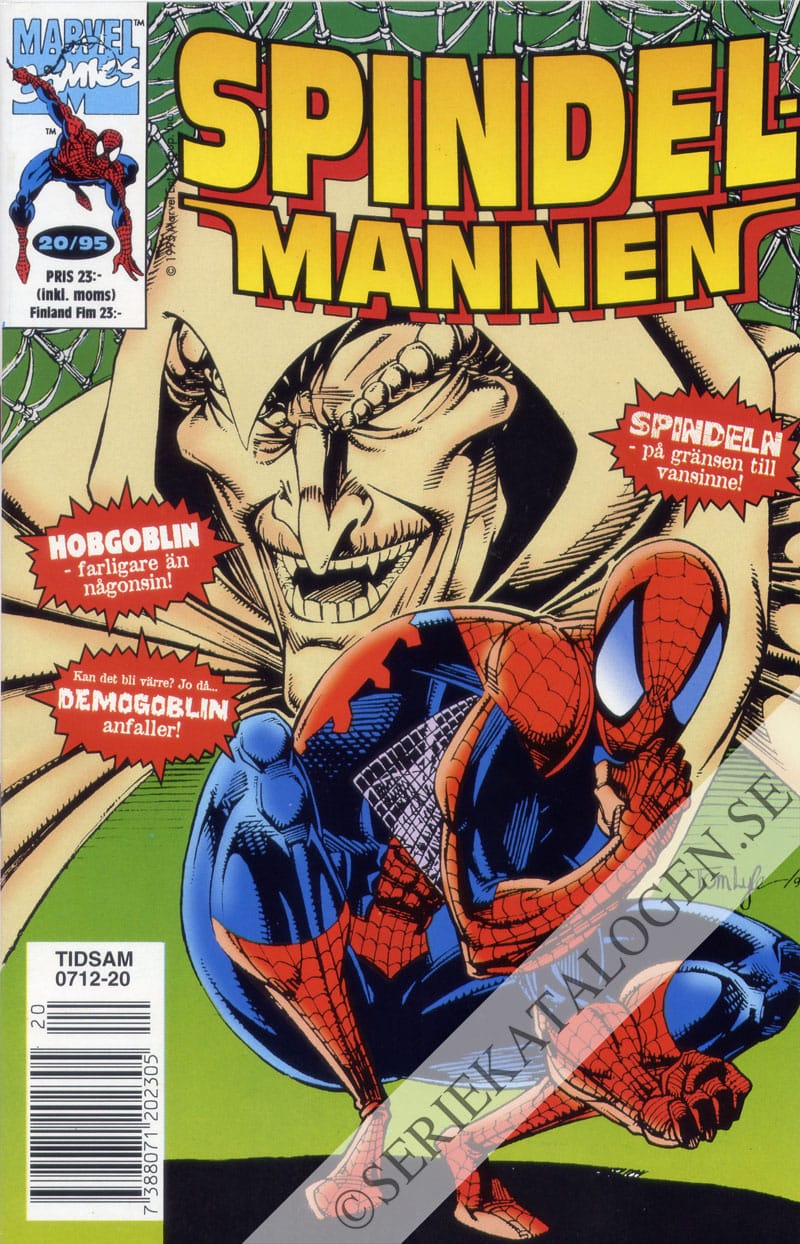 Framsida på Spindelmannen #20 (1995)