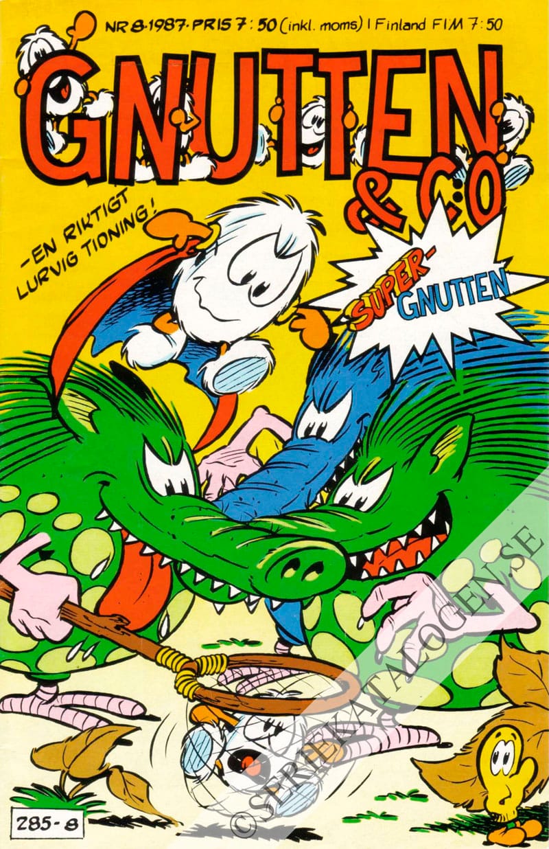Framsida på Gnutten & C:o #8 (1987)
