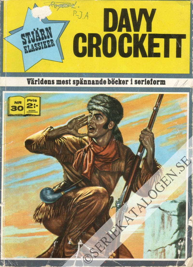 Framsida på Stjärnklassiker David Crockett (1972)