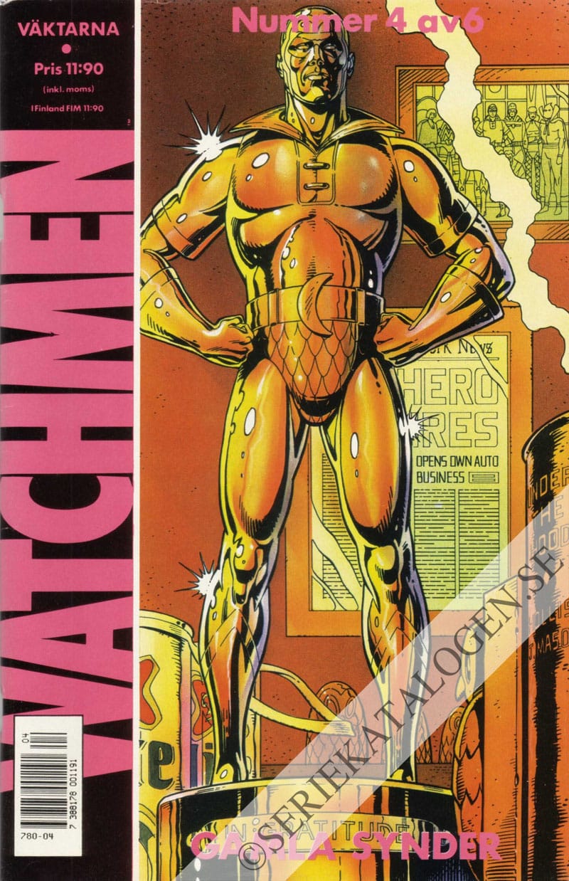 Framsida på Watchmen Gamla synder (1987)