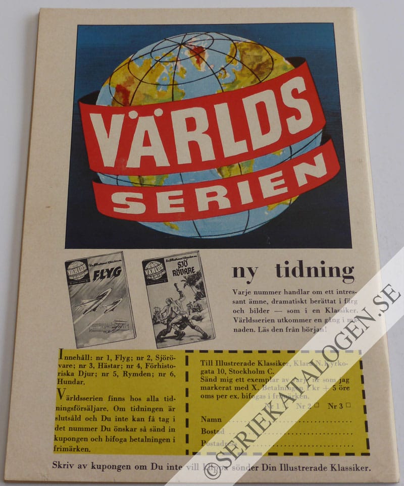 Baksida på Lejonet från Norden (1960)
