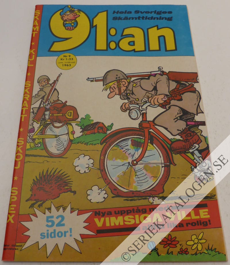 Framsida på 91:an #9 (1963)