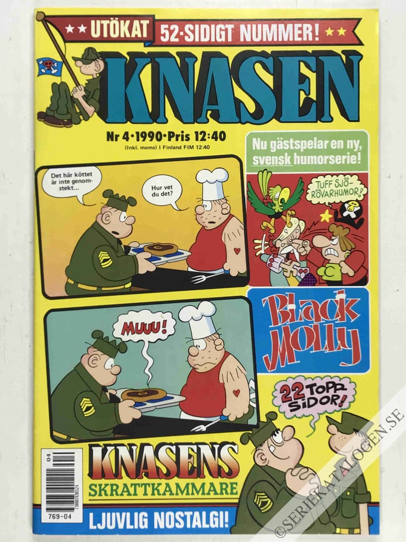 Framsida på Knasen #4 (1990)