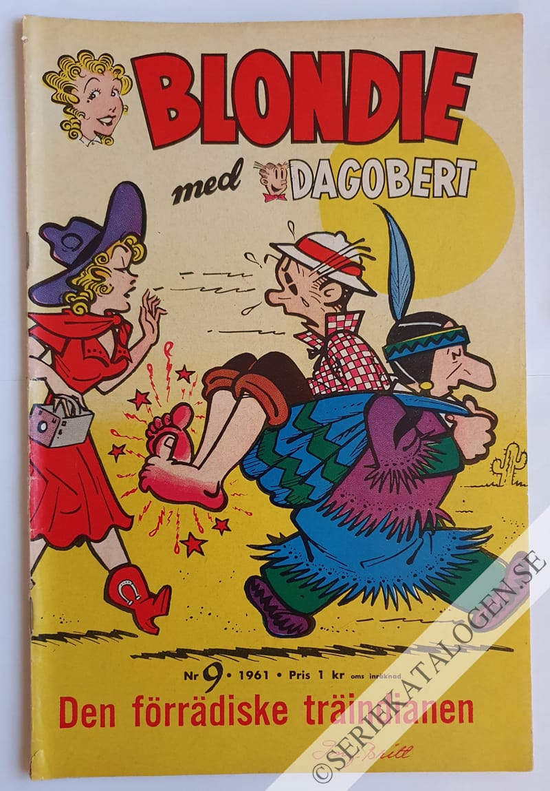 Framsida på Blondie #9 (1961)