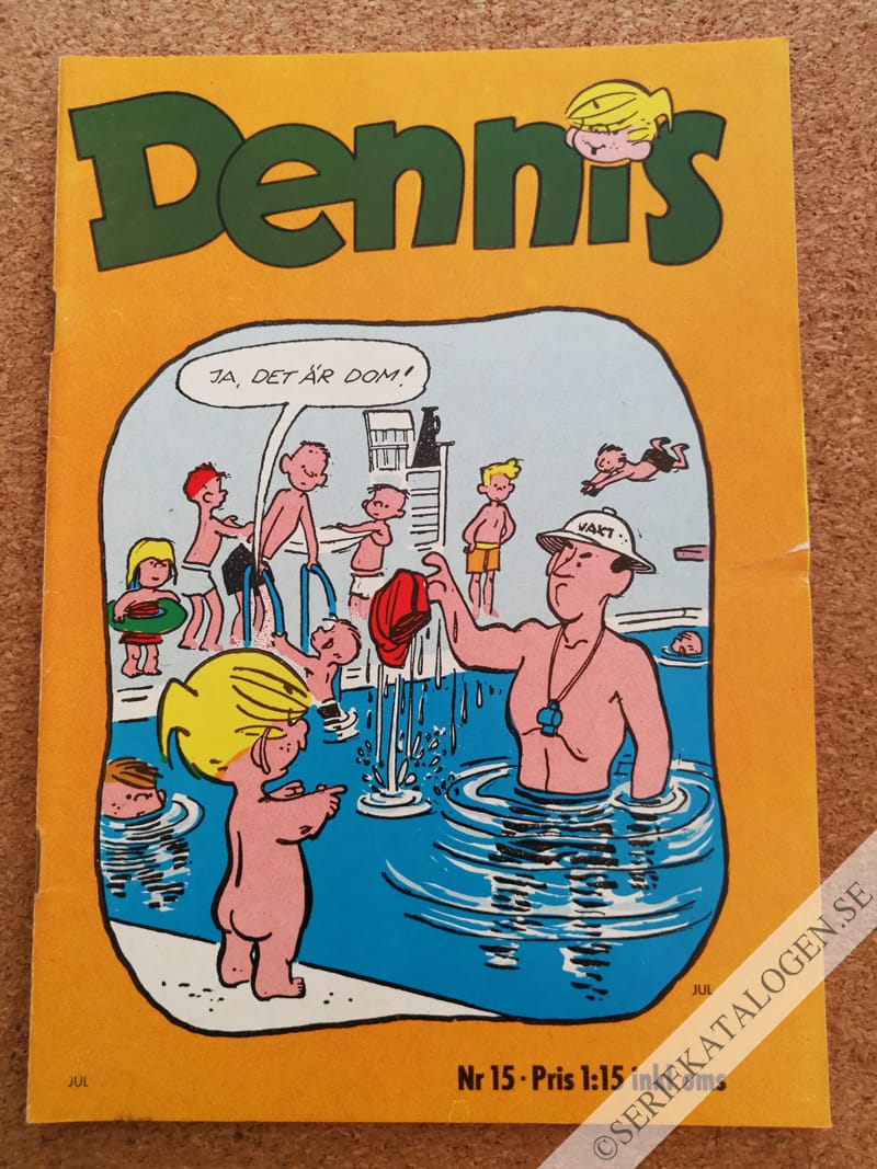 Framsida på Dennis #15 (1968)