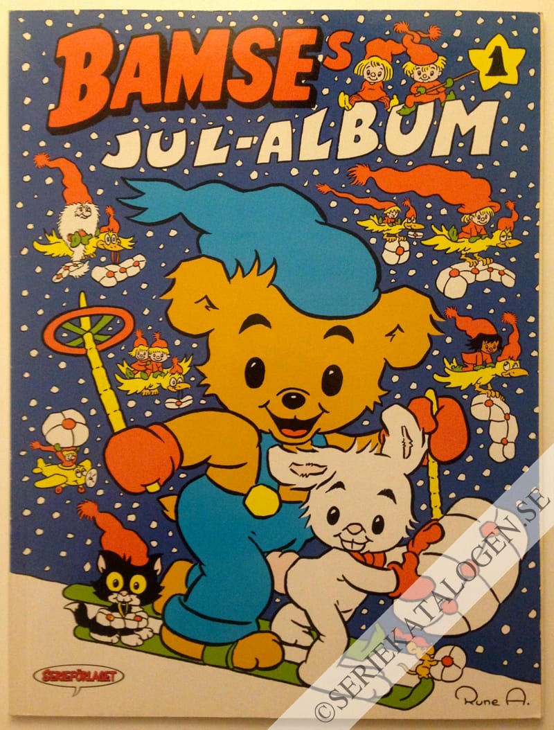 Framsida på Bamses julalbum #1 (1991)
