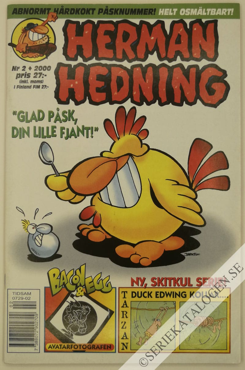 Framsida på Herman Hedning #2 (2000)