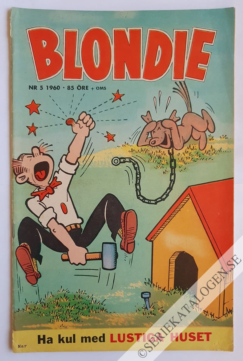 Framsida på Blondie #5 (1960)